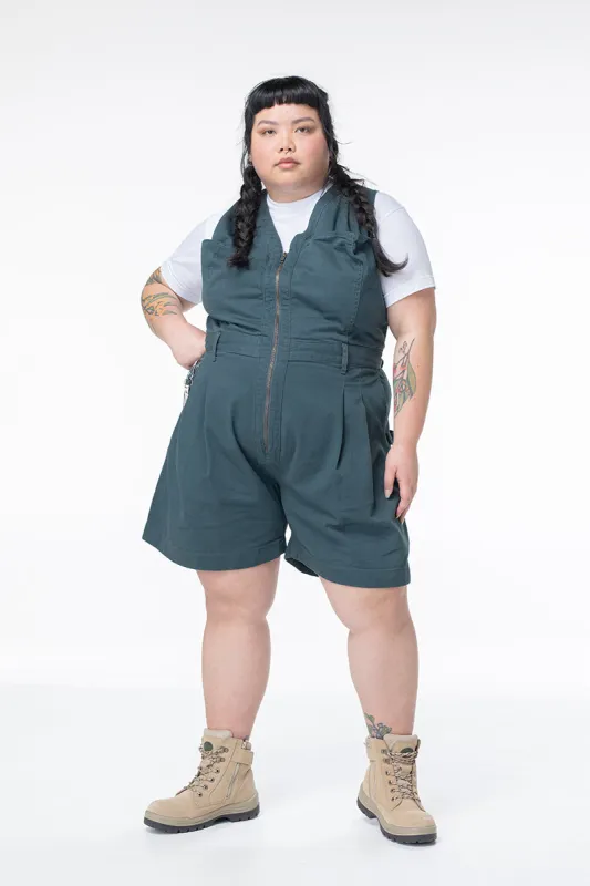 Cropped Yard Suit - Long - Green sold by Suk