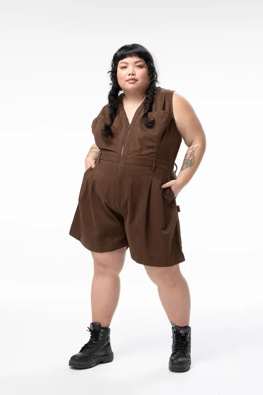 Cropped Yard Suit - Short - Umber sold by Suk