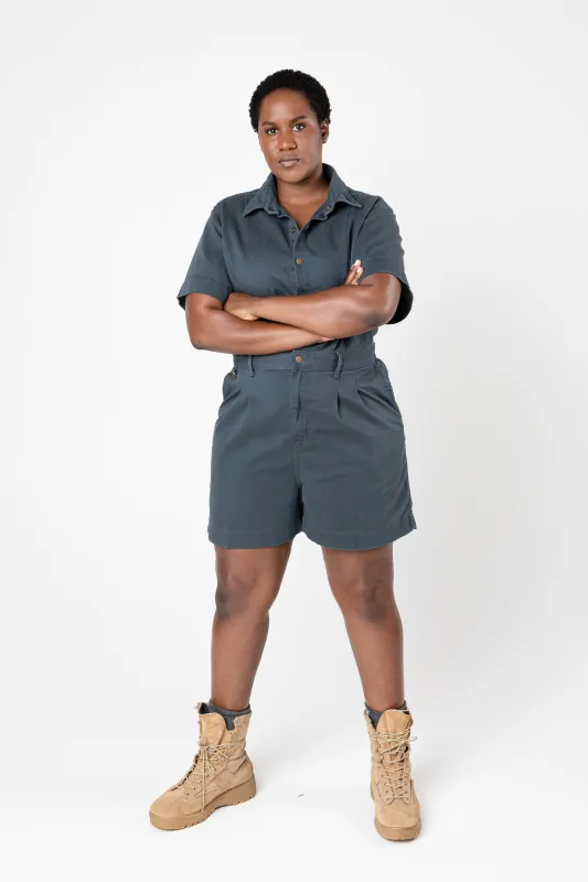 Cropped Ringer Suit - Short - Green sold by Suk