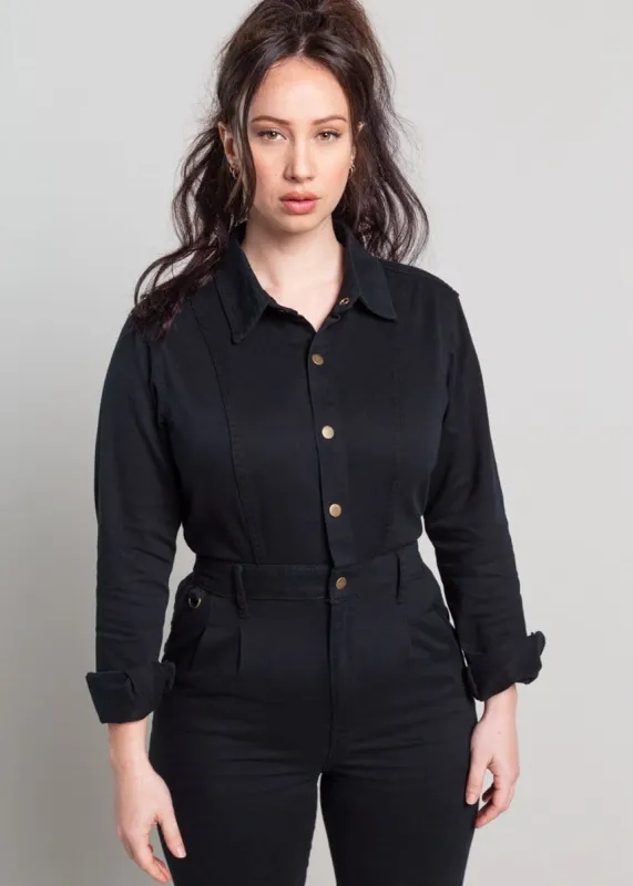 Ringer Suit - Short - Black sold by Suk