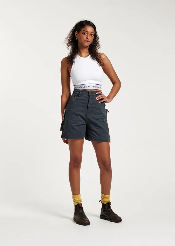 Utility Shorts Green sold by Suk