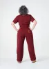 Station Pants - Burgundy sold by Suk