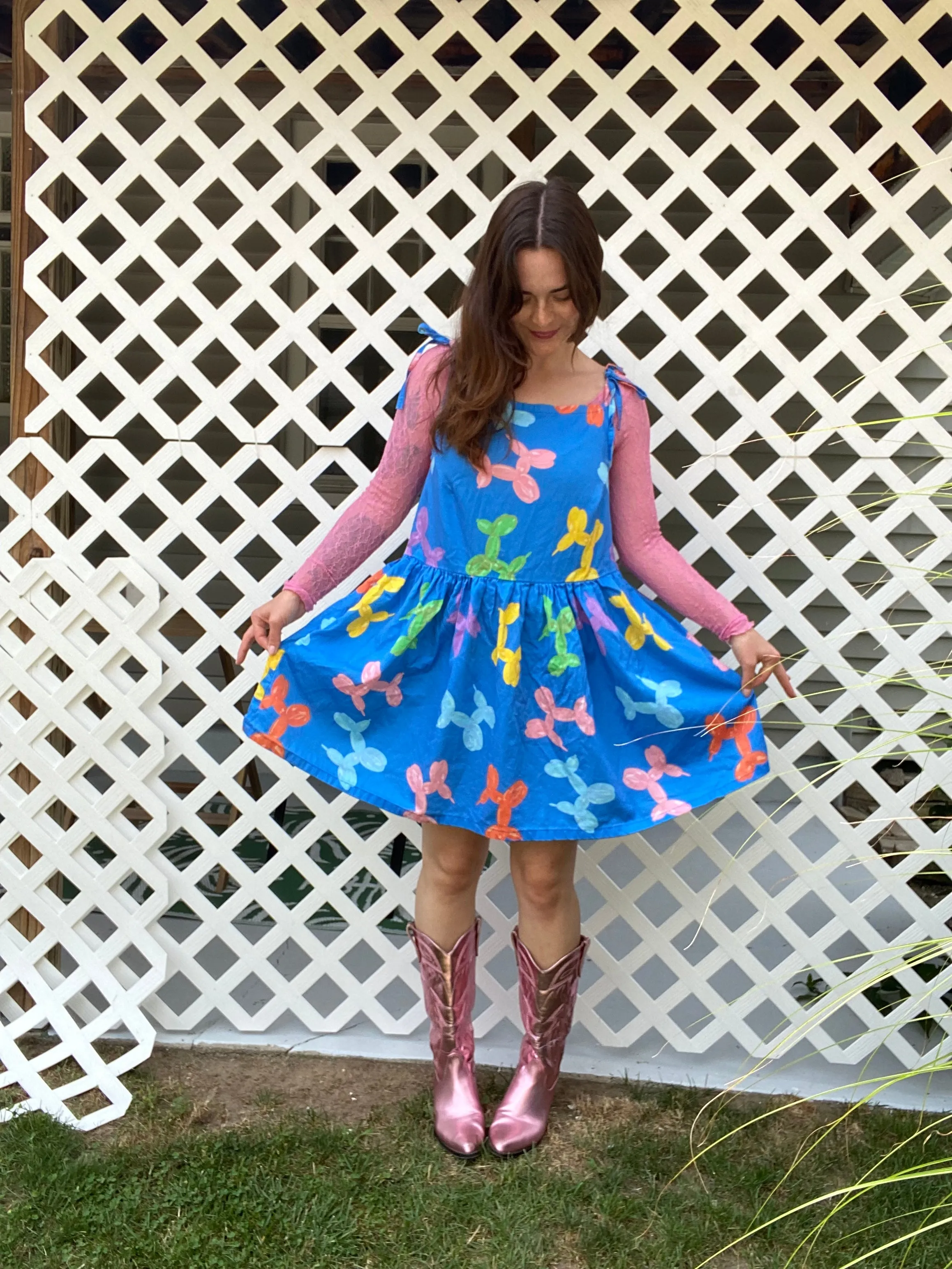 Audrey Dress Mini | Balloon Dog sold by Isabella Eve