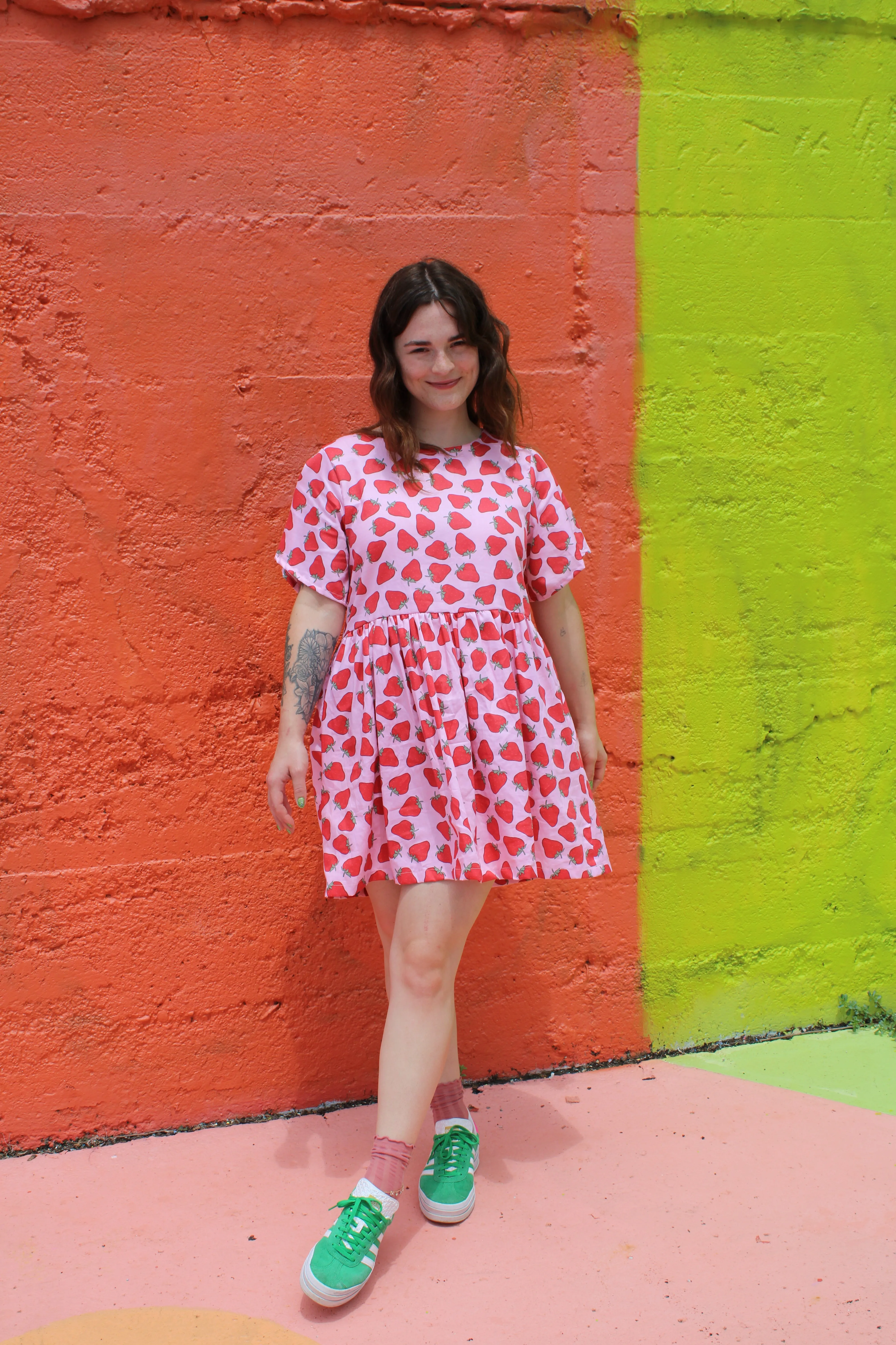 Junie Dress - Strawberry Patch sold by Isabella Eve product image thumbnail 2