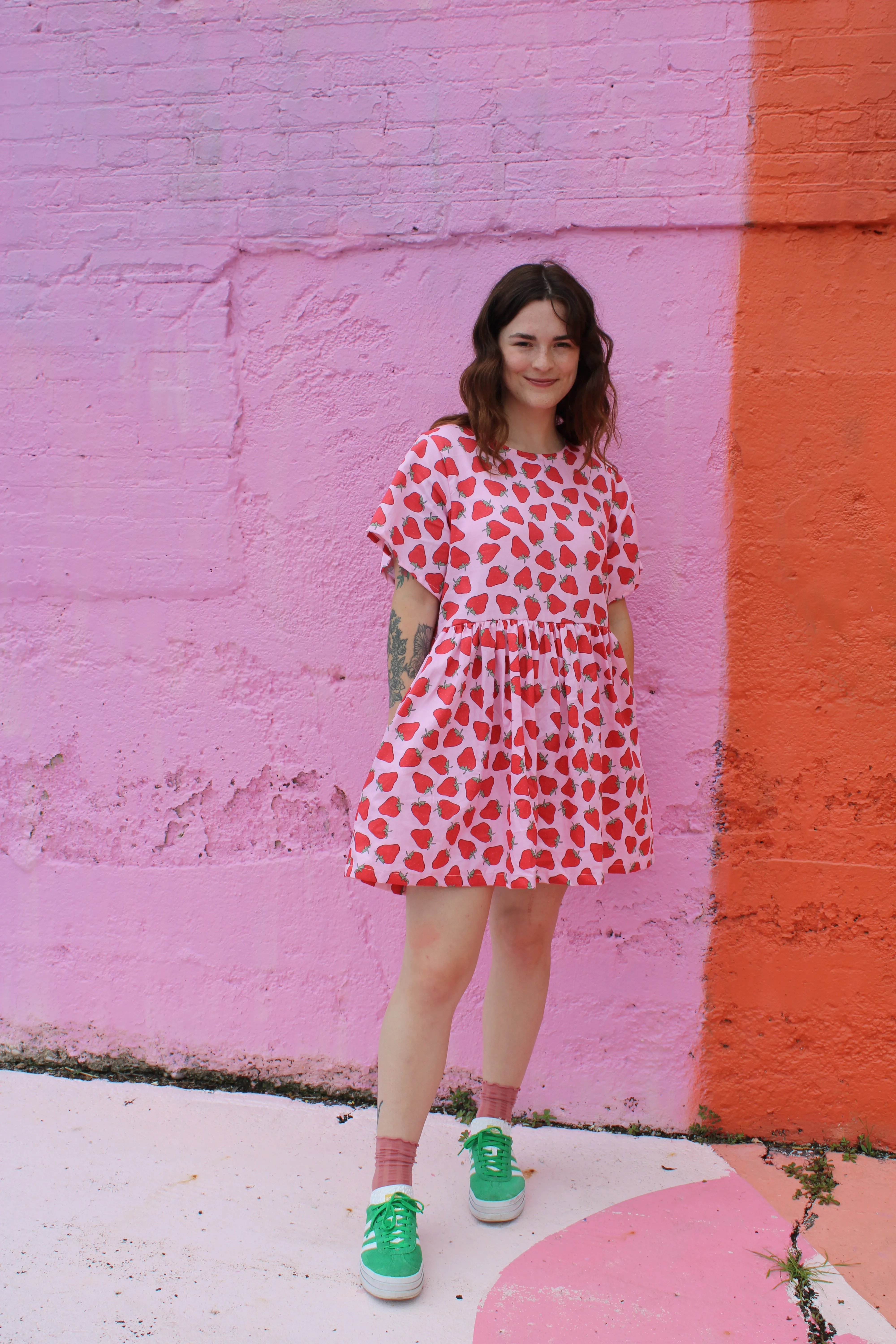 Junie Dress - Strawberry Patch sold by Isabella Eve product image thumbnail 3