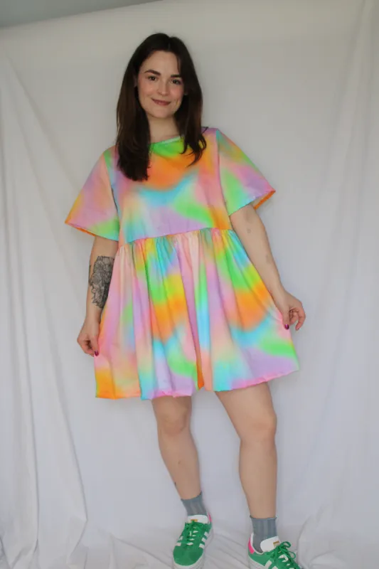 Junie Dress - Rainbow Sky sold by Isabella Eve