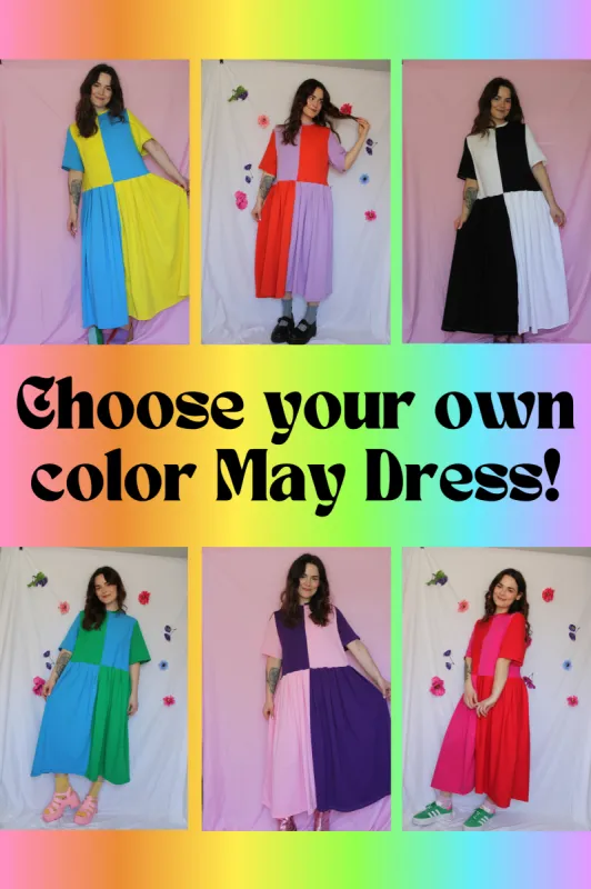 May Dress | Choose Your Own Print/Colors! sold by Isabella Eve