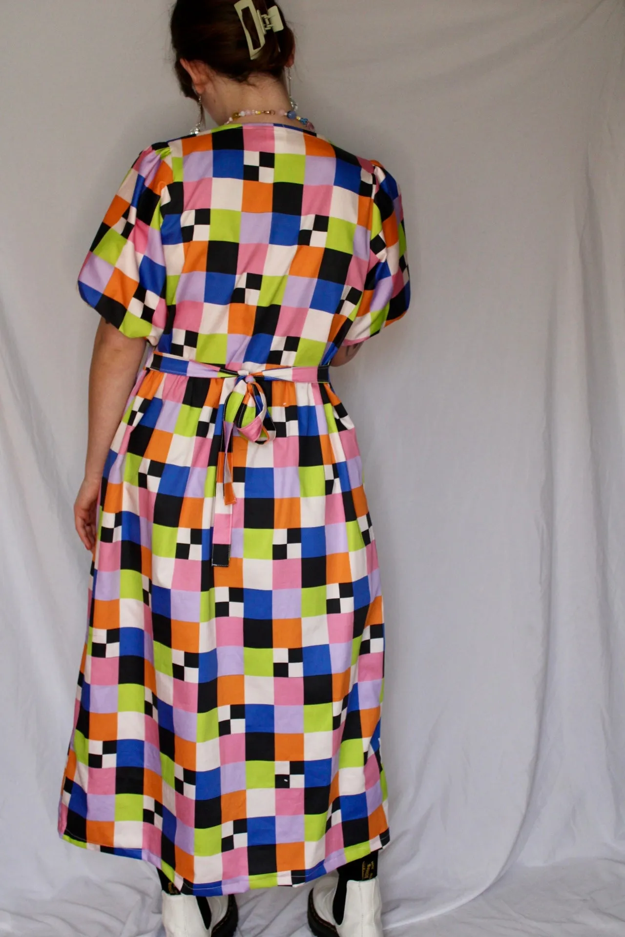 Molly Dress | Mod Grid sold by Isabella Eve product image thumbnail 5