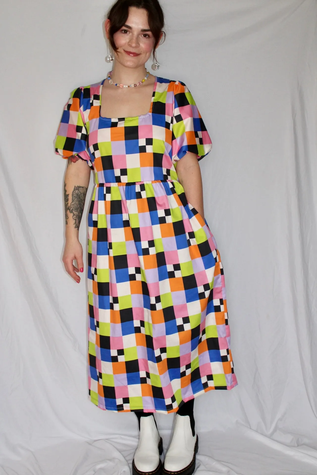 Molly Dress | Mod Grid sold by Isabella Eve