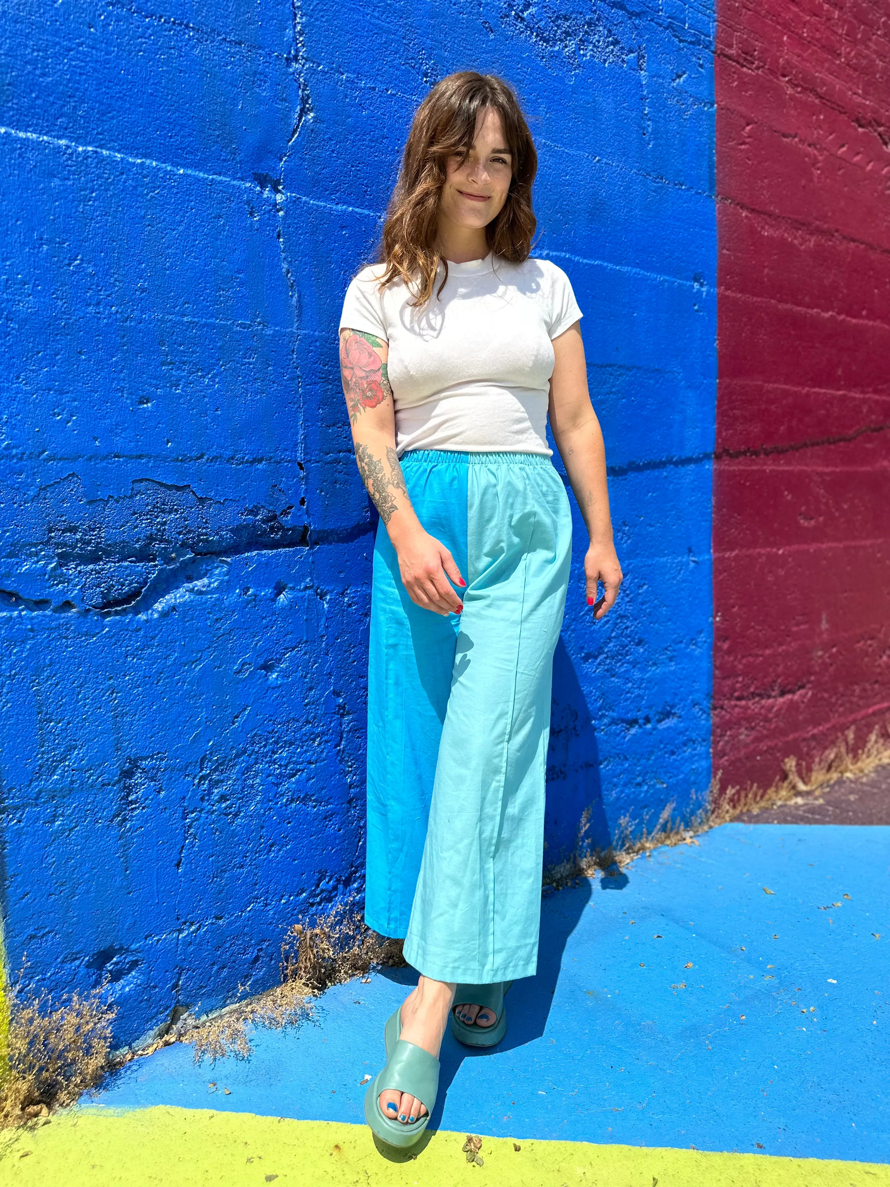 Elle Pants - Ocean sold by Isabella Eve product image thumbnail 4