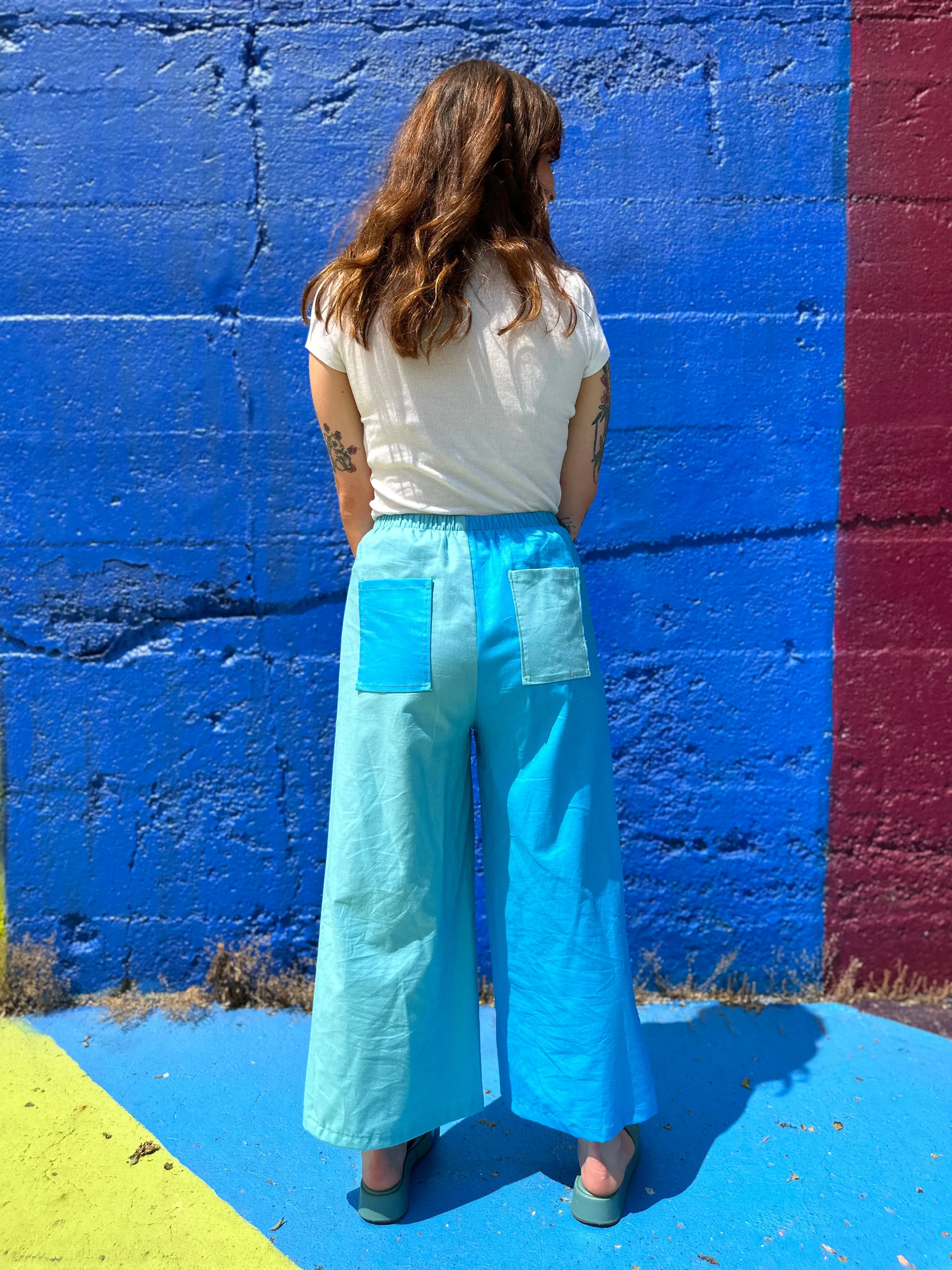 Elle Pants - Ocean sold by Isabella Eve product image thumbnail 3