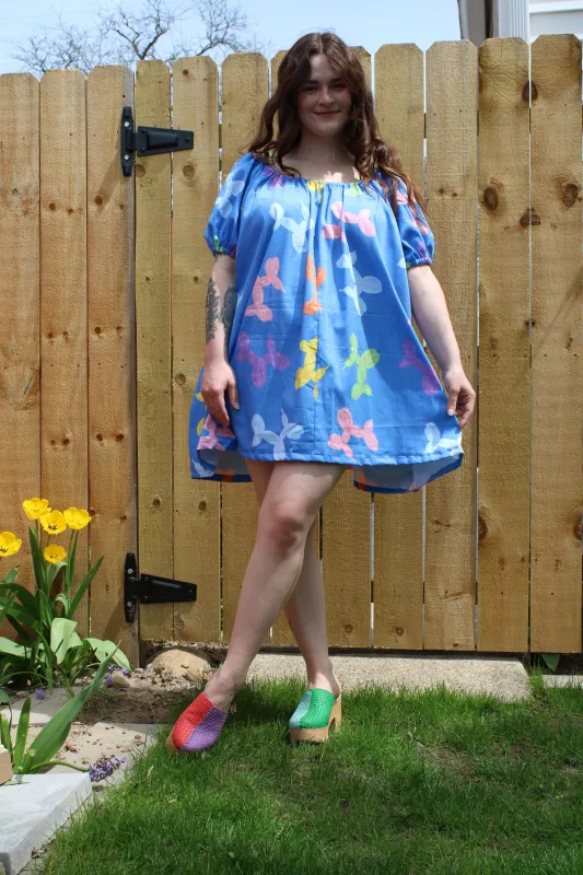 Isla Dress in Balloon Dog sold by Isabella Eve