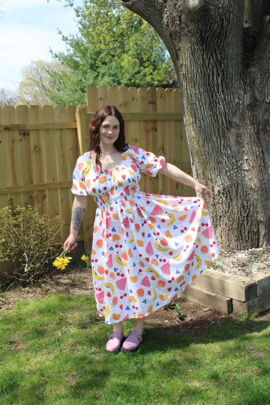 Ruby Dress in Fruit Salad sold by Isabella Eve