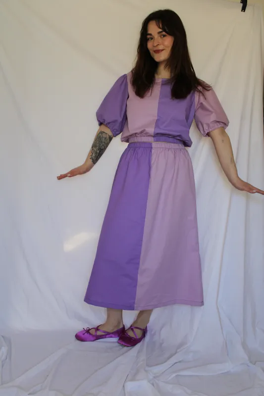 Elle Top in Lilac sold by Isabella Eve