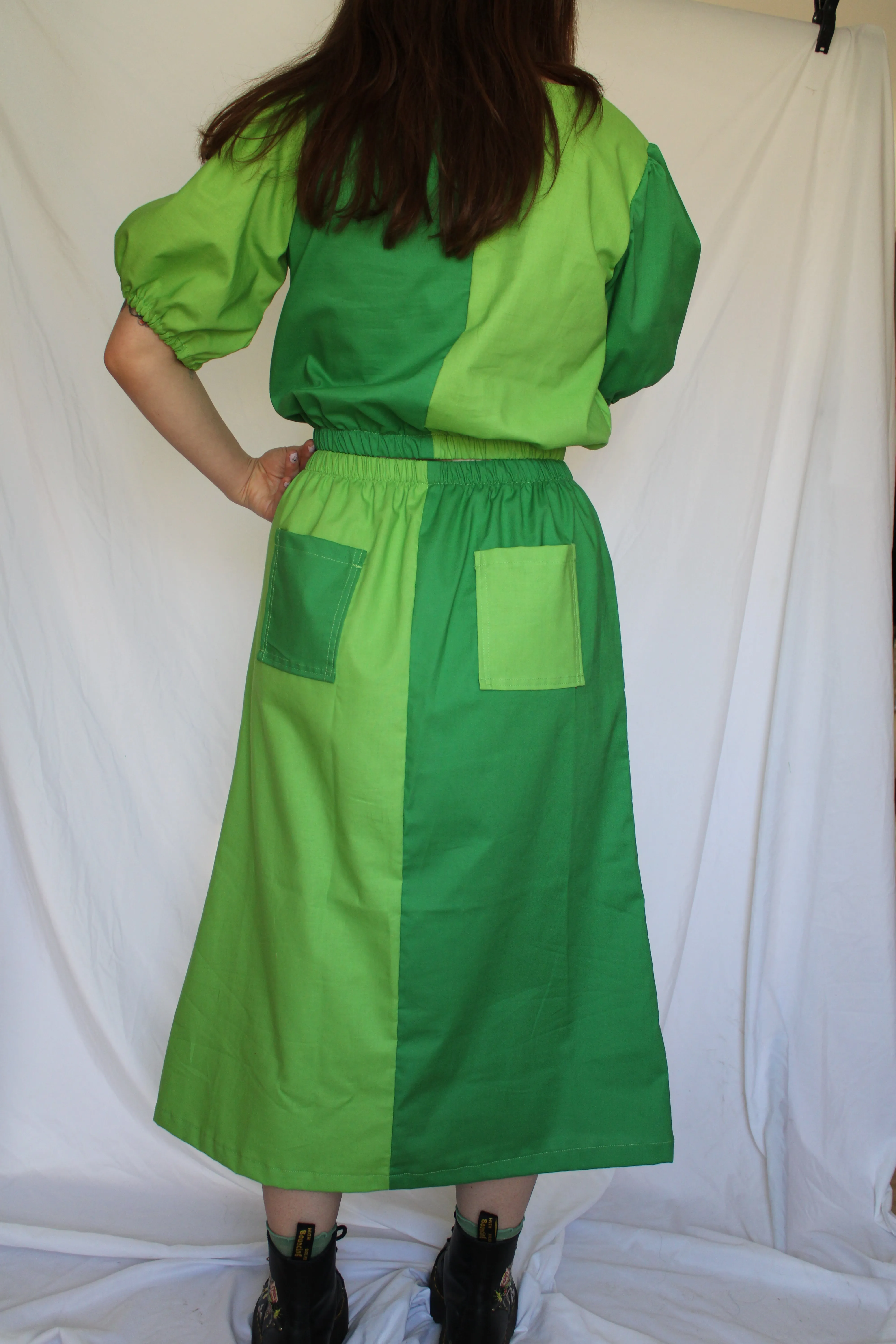 Elle Top in Basil Green sold by Isabella Eve product image thumbnail 2