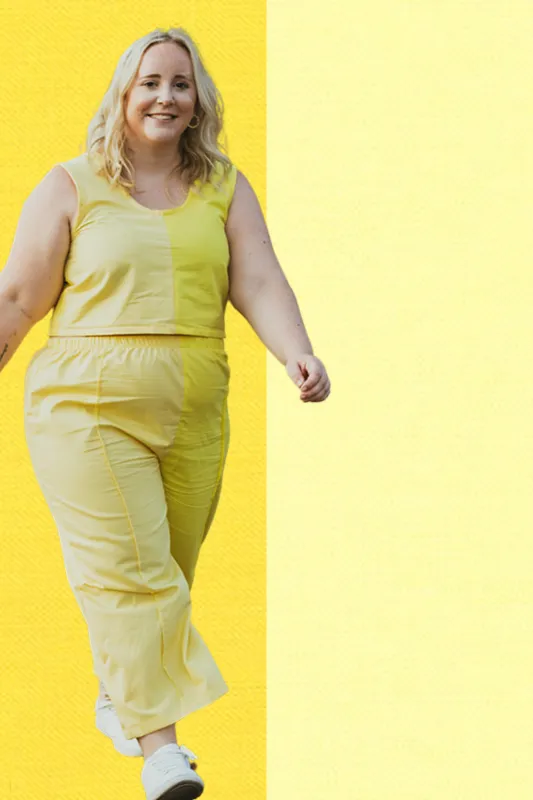 Elle Tank in Lemon Yellow sold by Isabella Eve