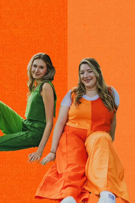 Elle Tank in Orange Blossom sold by Isabella Eve