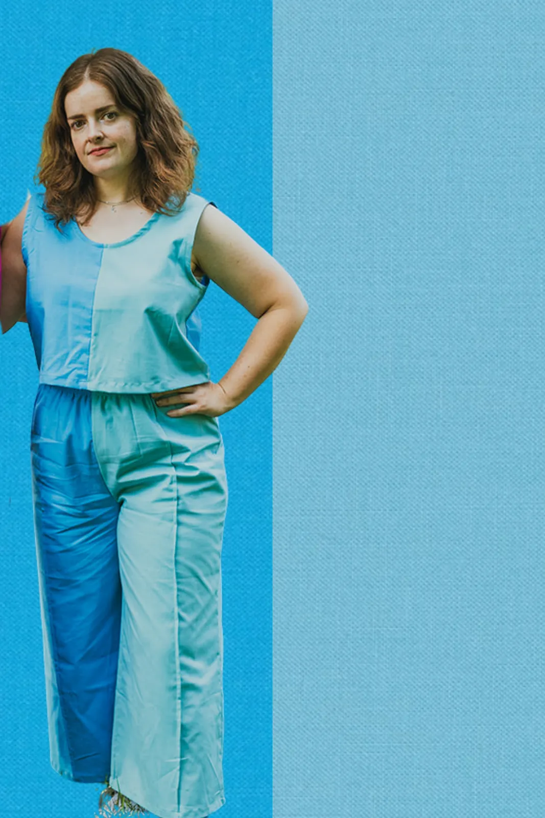 Elle Pants in Ocean Blue sold by Isabella Eve product image thumbnail 2