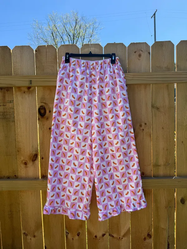 Lottie Pants in Hot Dog sold by Isabella Eve