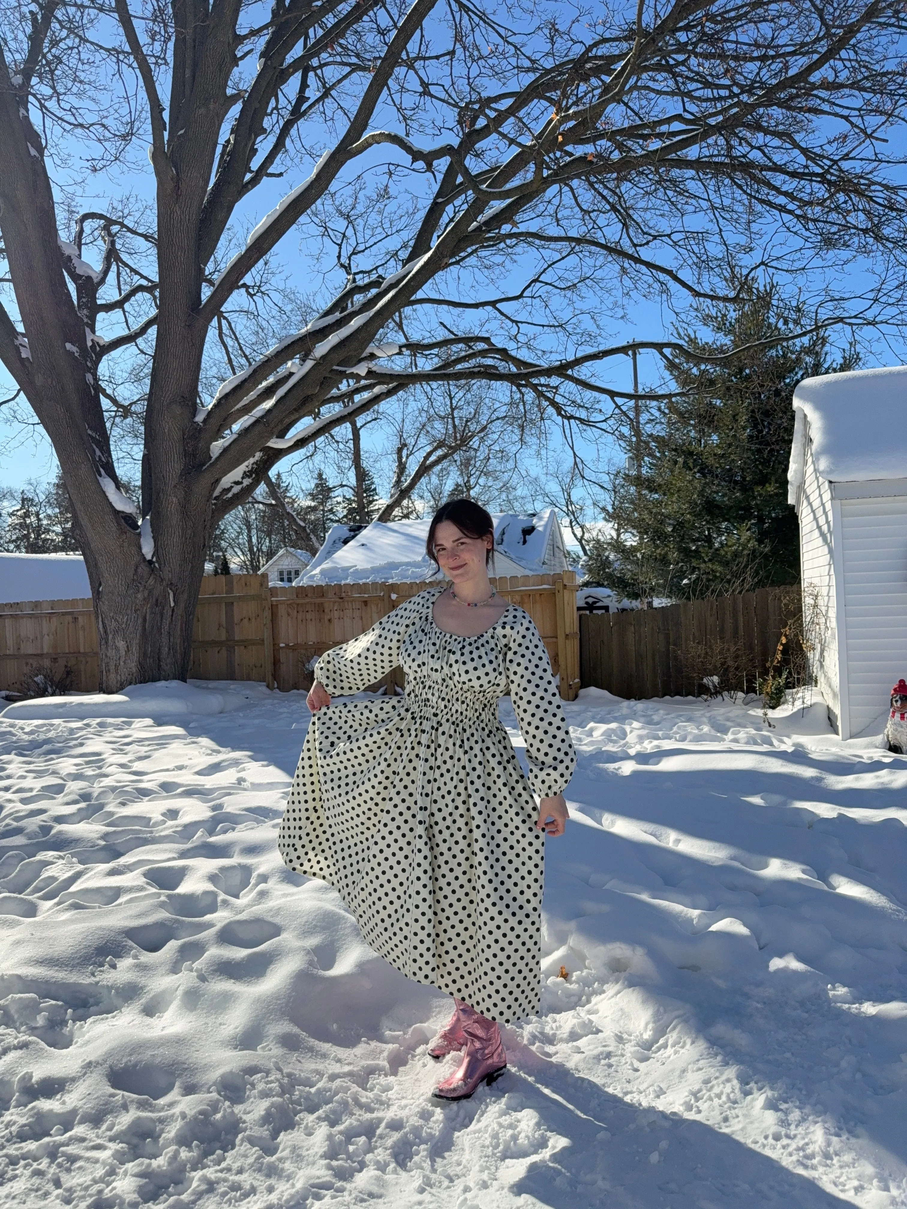 Ruby Dress in Spots sold by Isabella Eve product image thumbnail 3