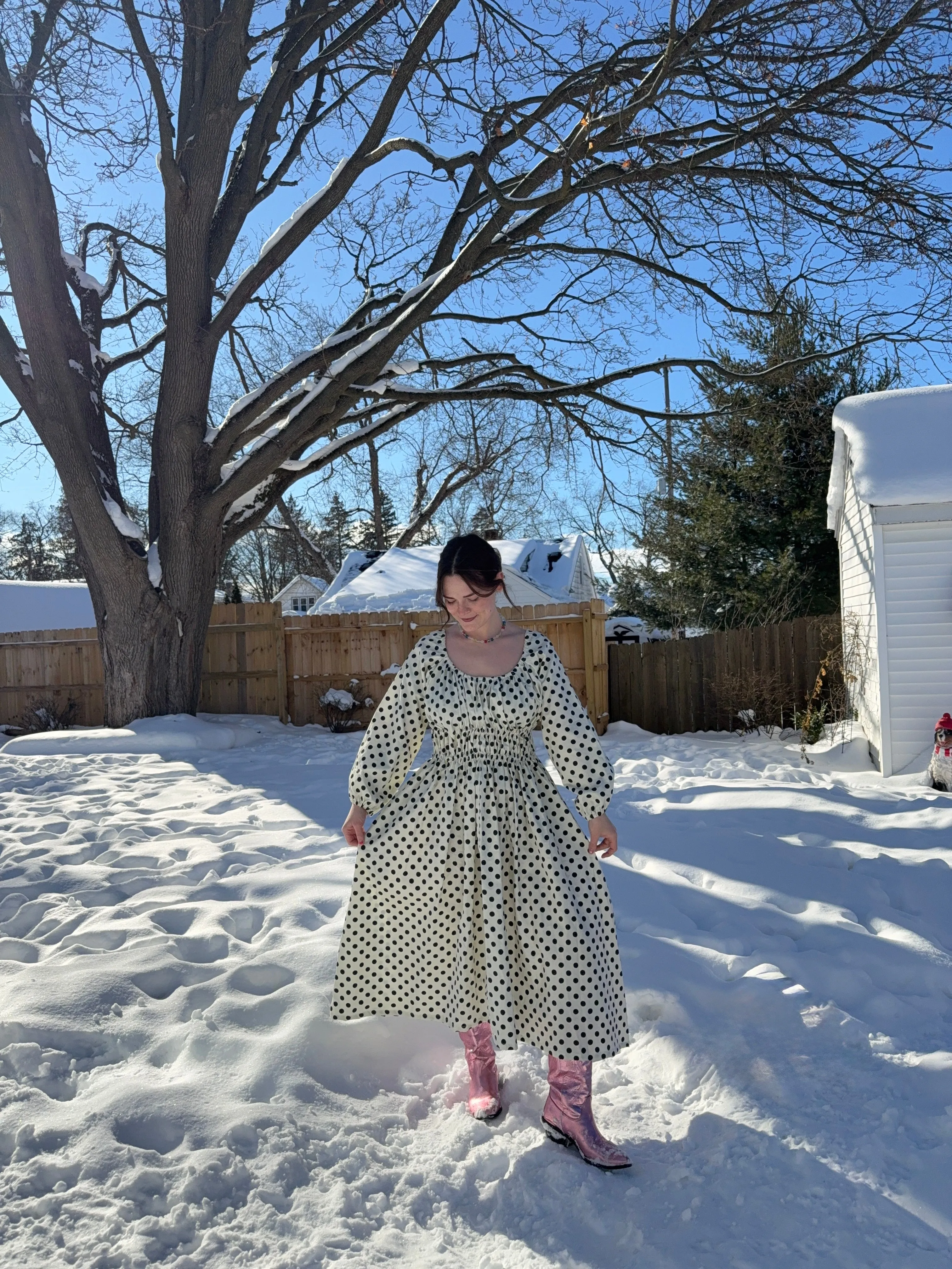 Ruby Dress in Spots sold by Isabella Eve product image thumbnail 2