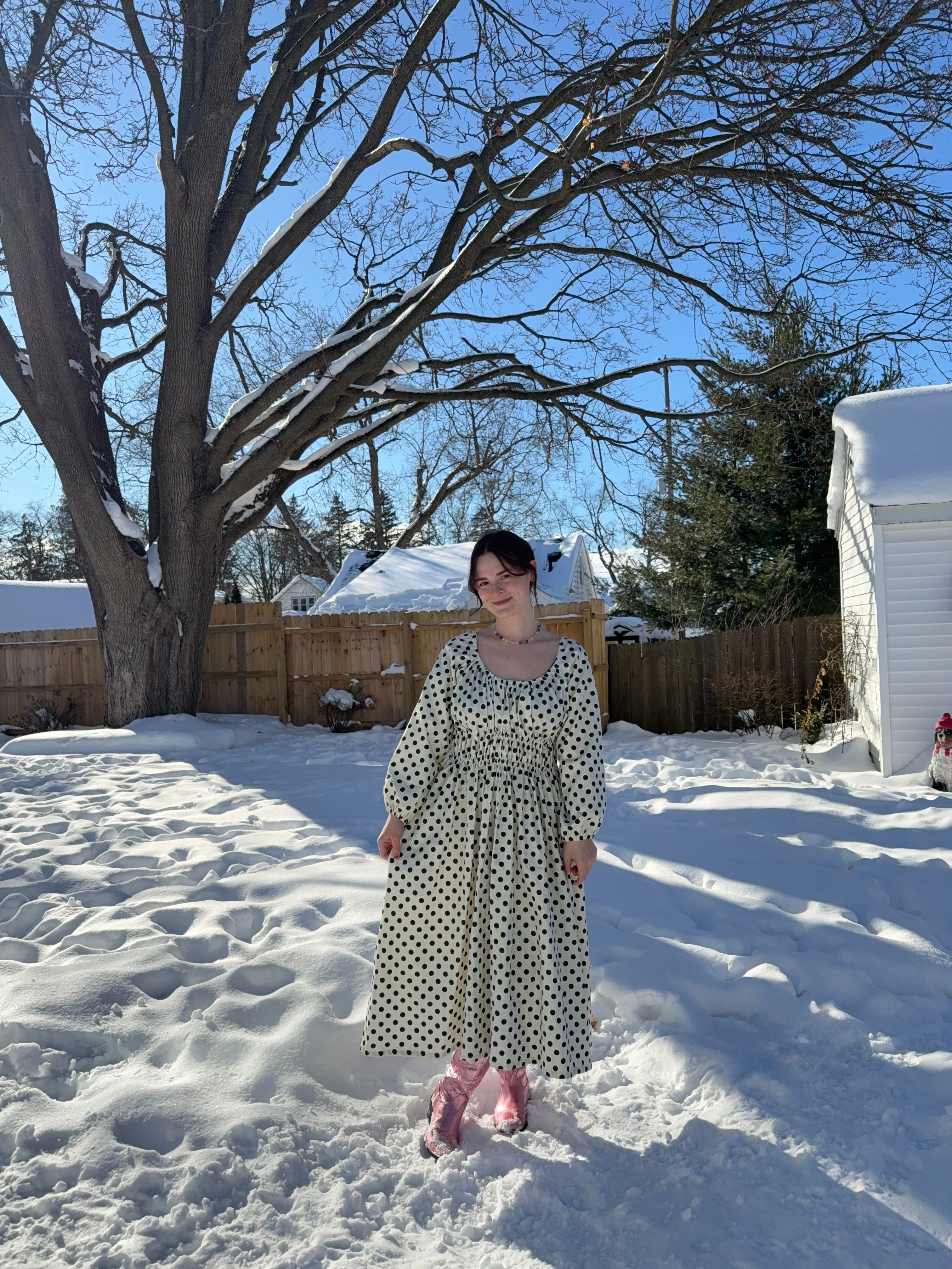 Ruby Dress in Spots sold by Isabella Eve product image thumbnail 4