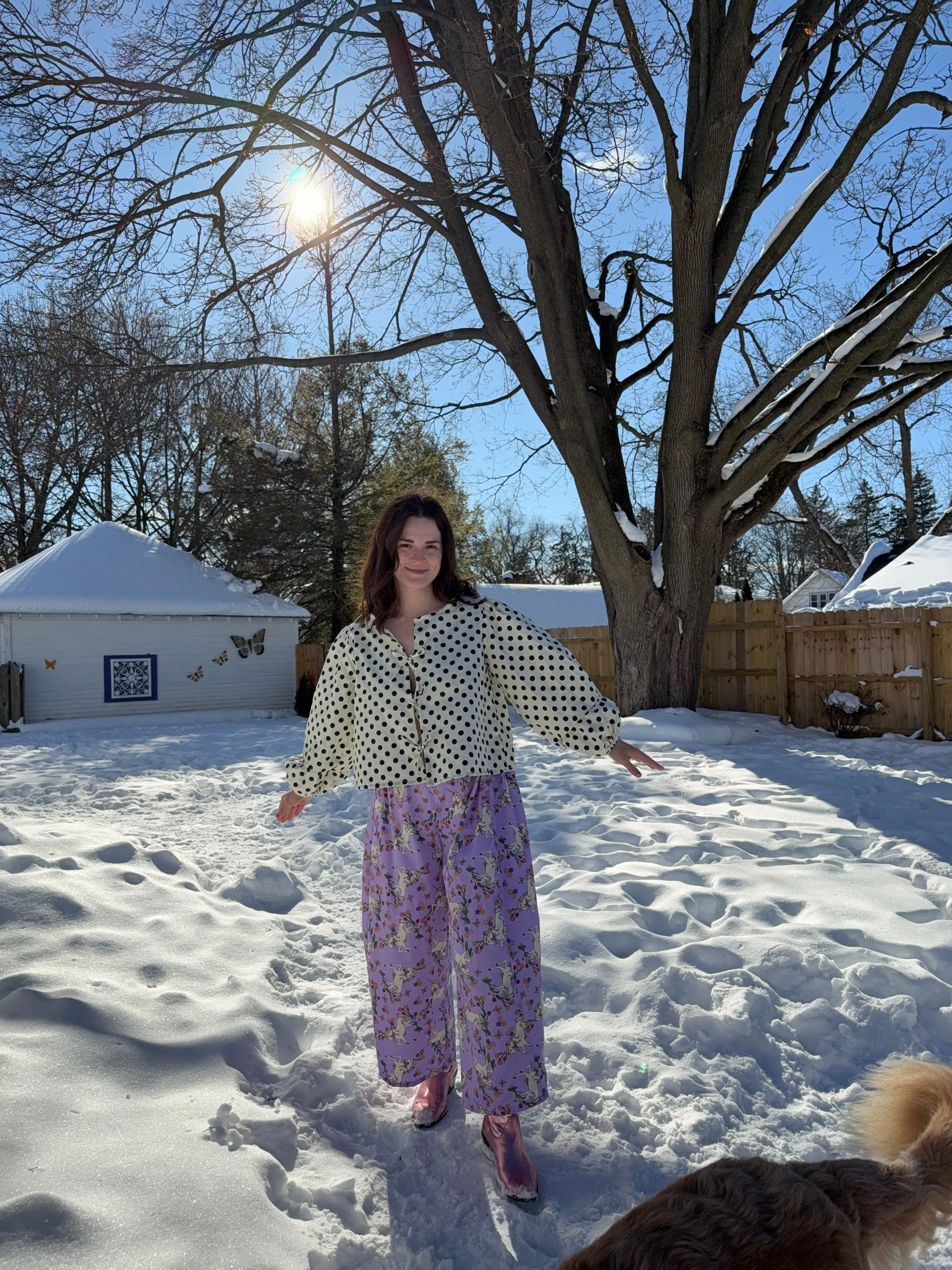 Marnie Pants in Unicorn sold by Isabella Eve product image thumbnail 3