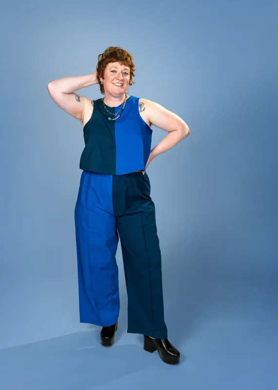 Elle Pants | Sapphire & Midnight made by Isabella Eve