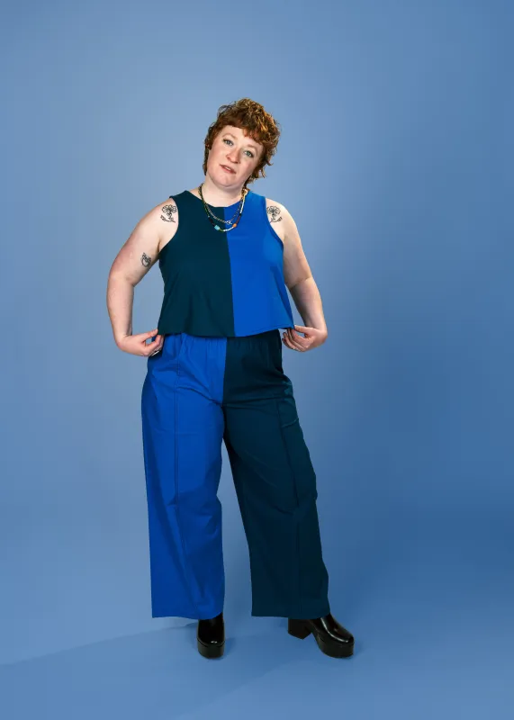 Elle Tank | Sapphire & Midnight made by Isabella Eve