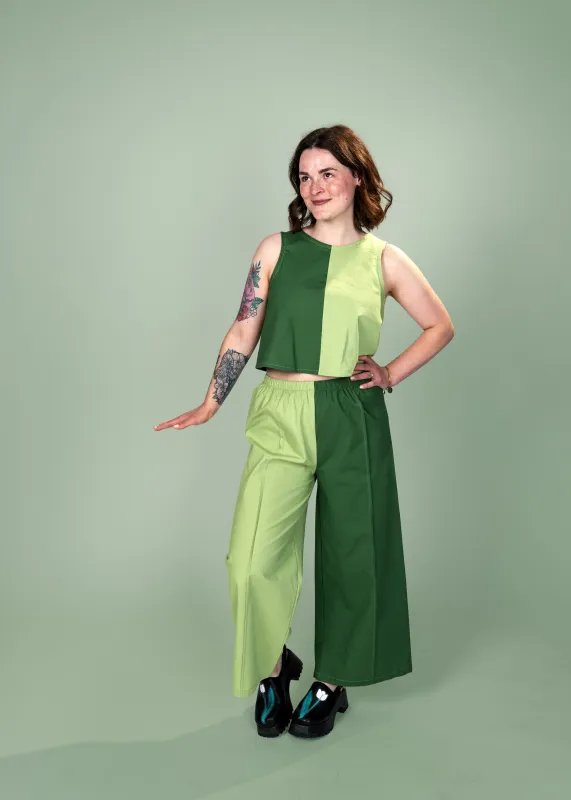 Elle Pants | Pistachio & Jade made by Isabella Eve