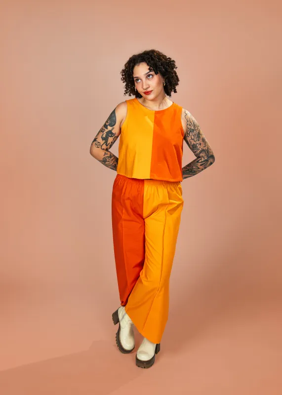 Elle Pants | Tangerine & Sorbet made by Isabella Eve
