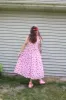 Audrey Dress in Cherry Stripe sold by Isabella Eve