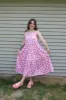 Audrey Dress in Cherry Stripe sold by Isabella Eve