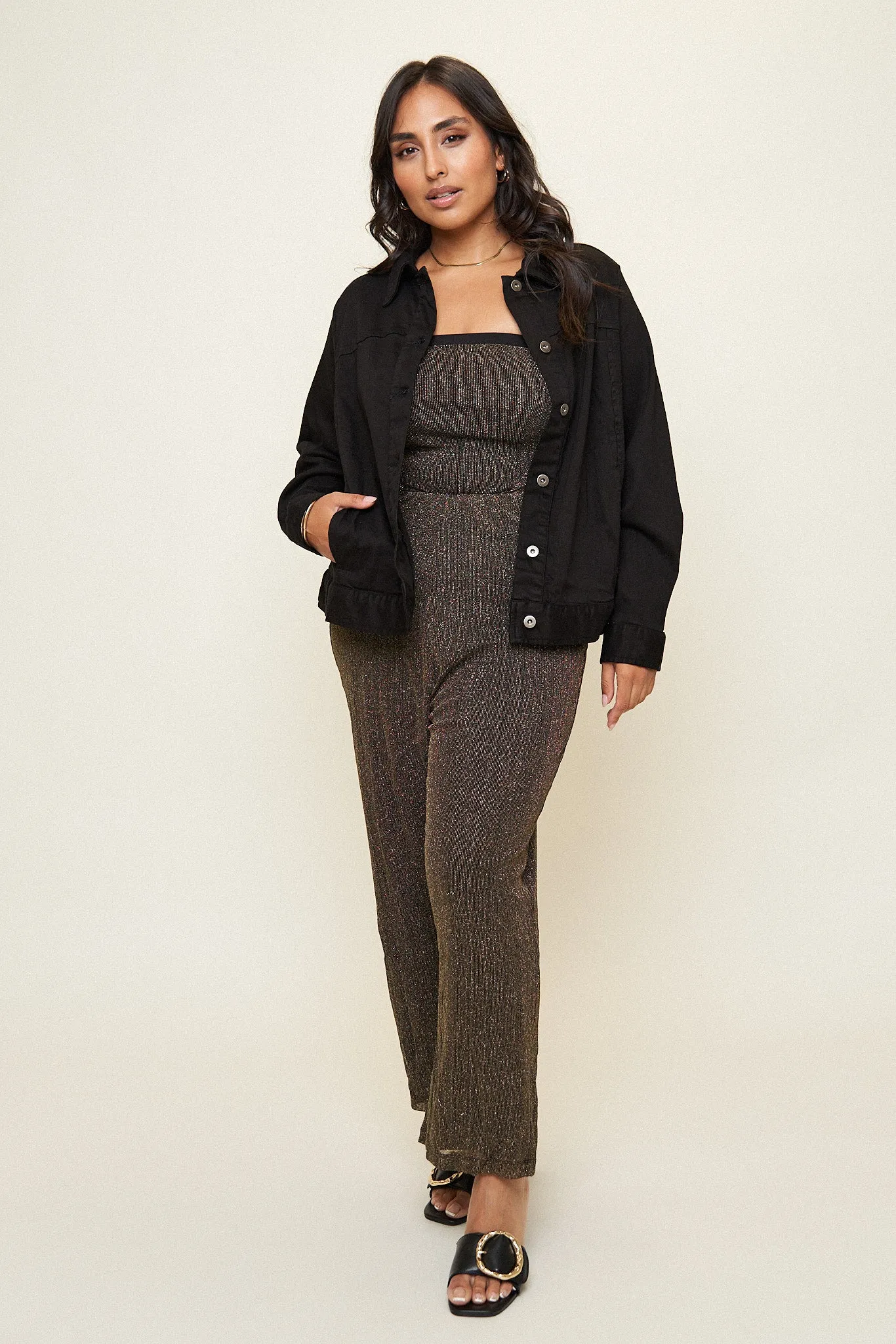 Leah Cotton Tencel Jacket sold by What Lo Wants product image thumbnail 2