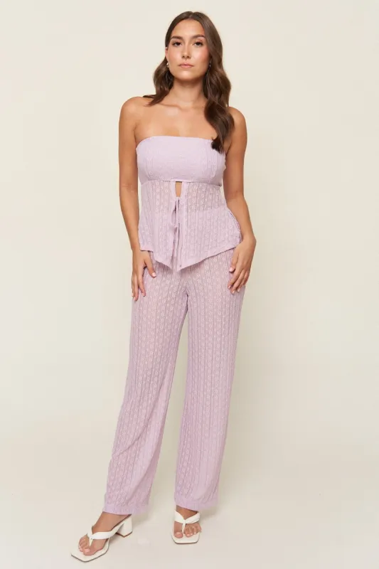 Elaine Lace Pant sold by What Lo Wants