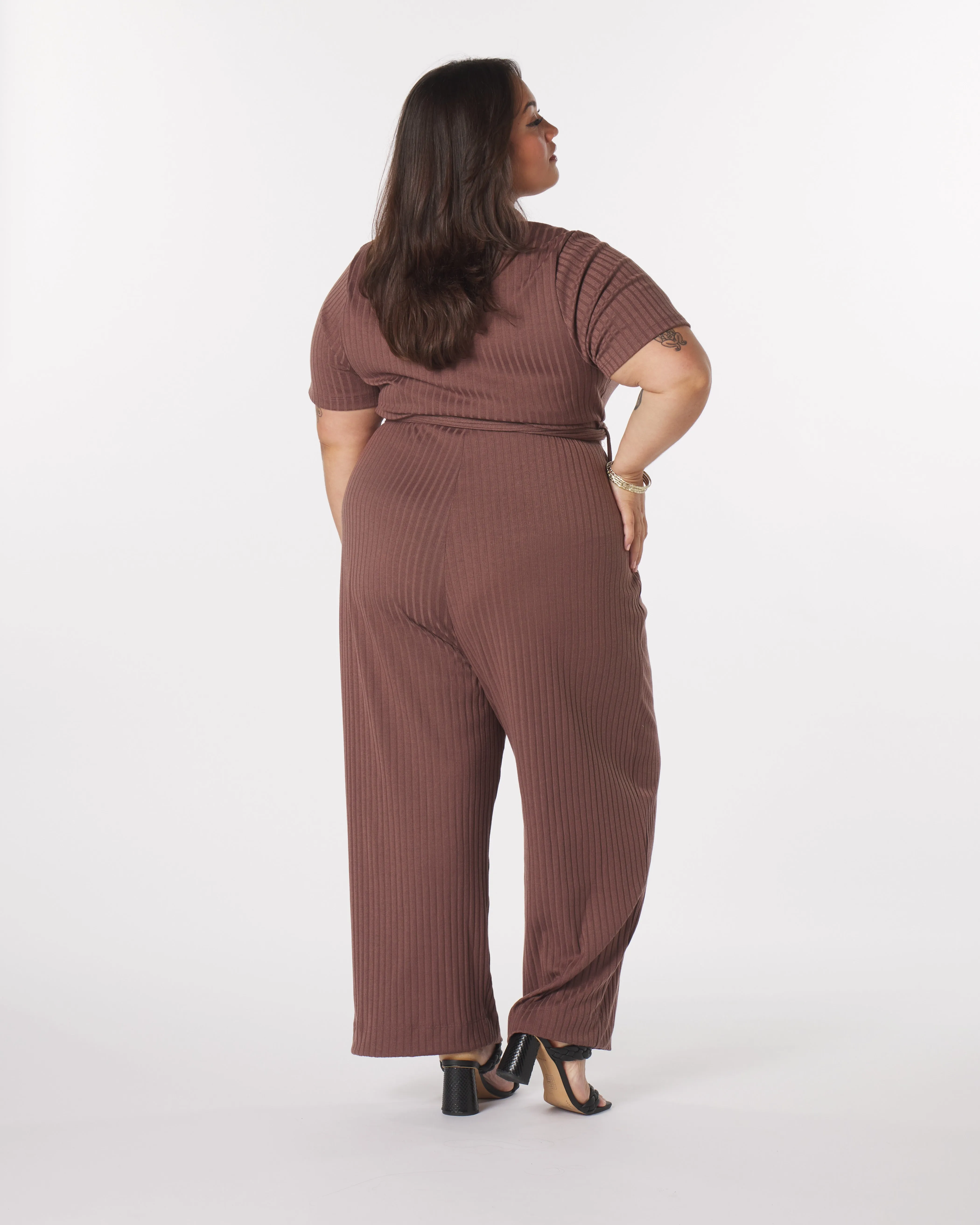 Lucia Belted Jumpsuit sold by What Lo Wants product image thumbnail 3