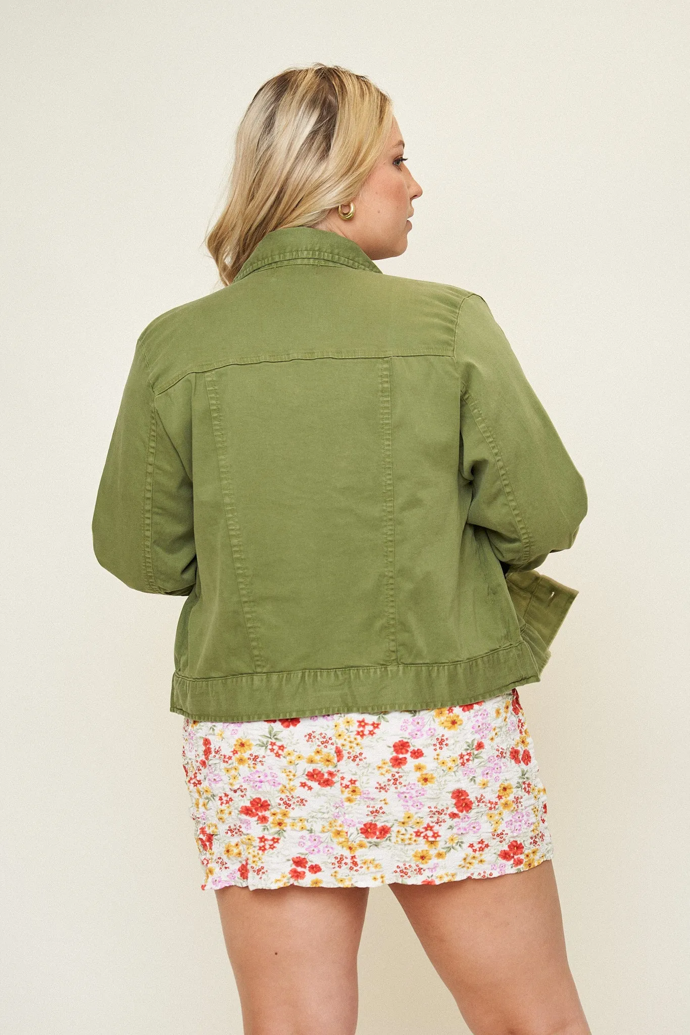 Leah Cotton Tencel Jacket sold by What Lo Wants product image thumbnail 3