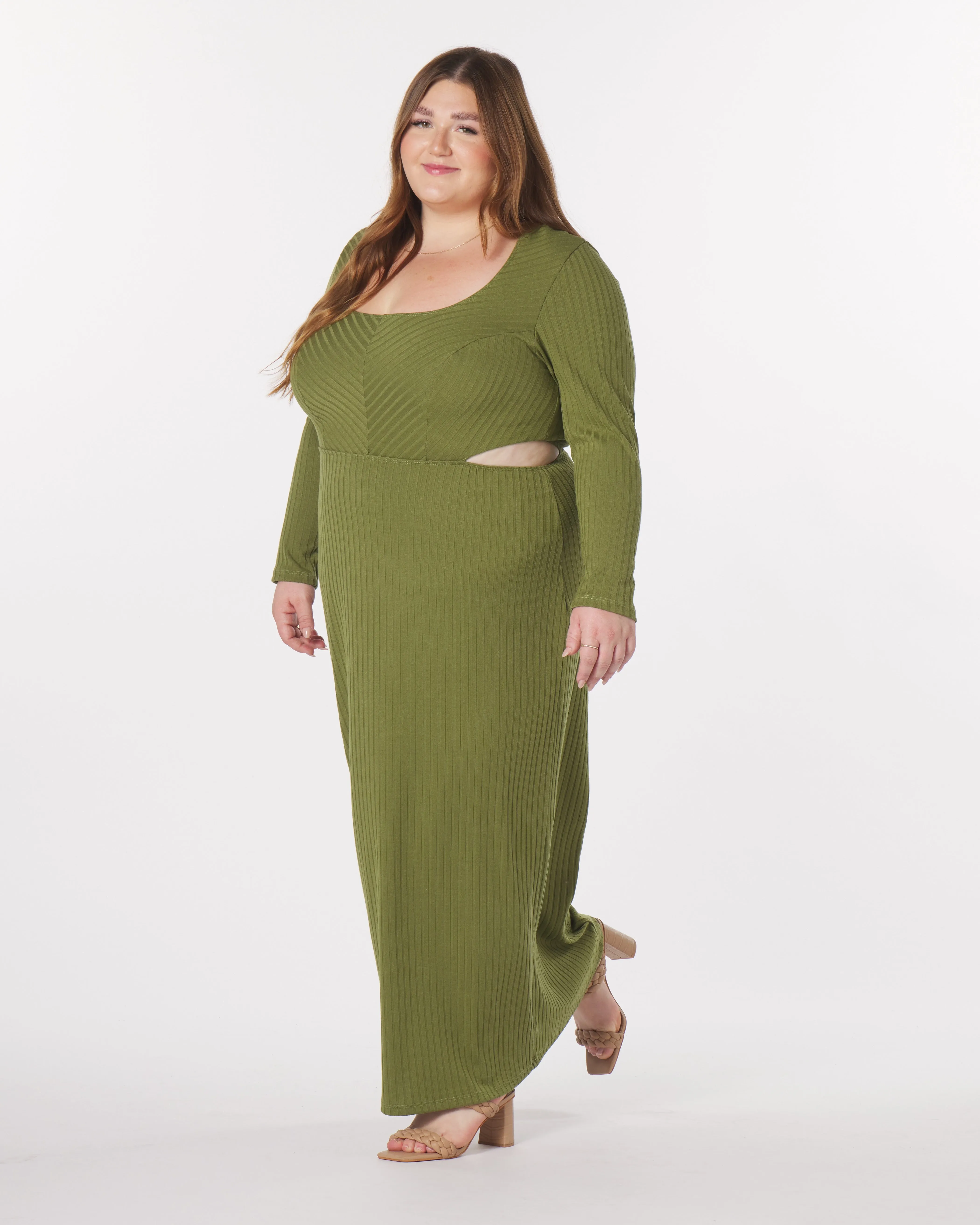 Madeline Cut-Out Maxi Dress sold by What Lo Wants product image thumbnail 2