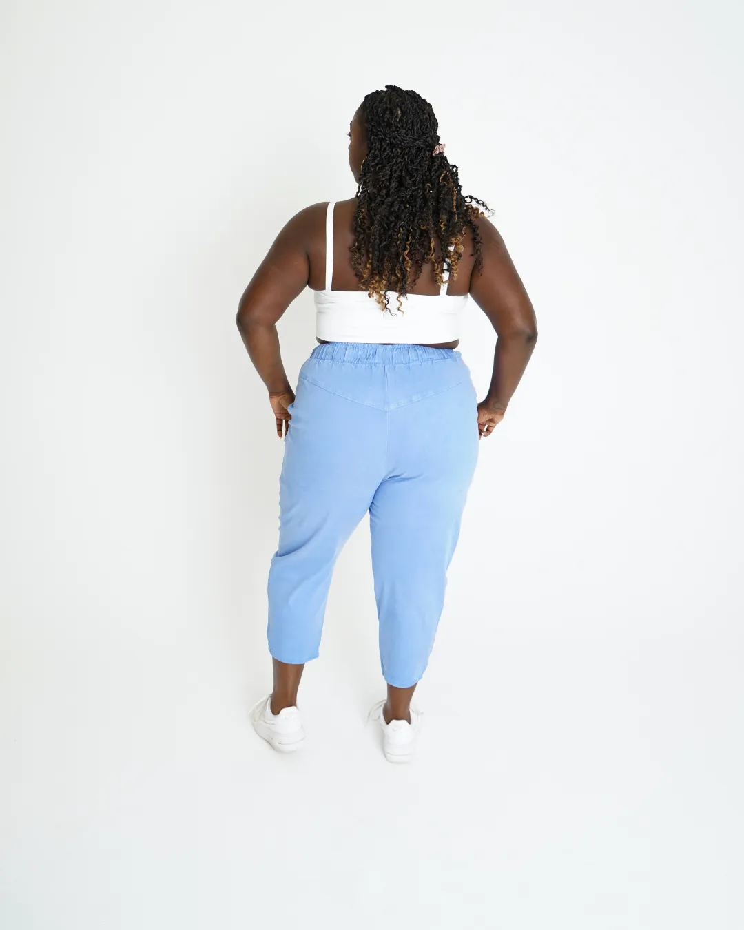 Leah Cotton Tencel Crop Pant sold by What Lo Wants product image thumbnail 4