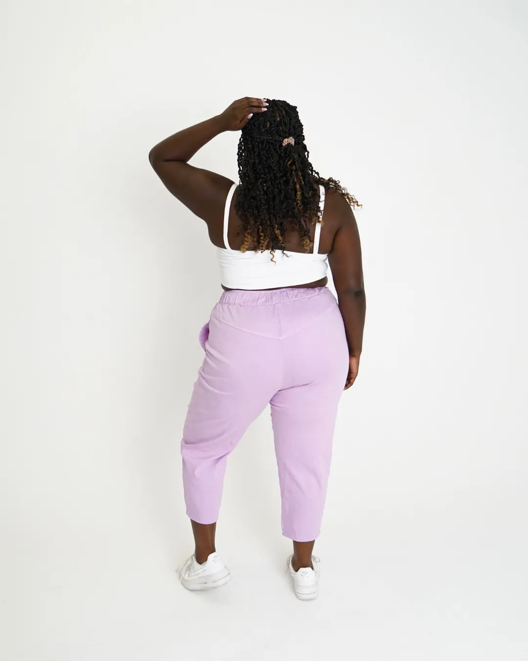 Leah Cotton Tencel Crop Pant sold by What Lo Wants product image thumbnail 5