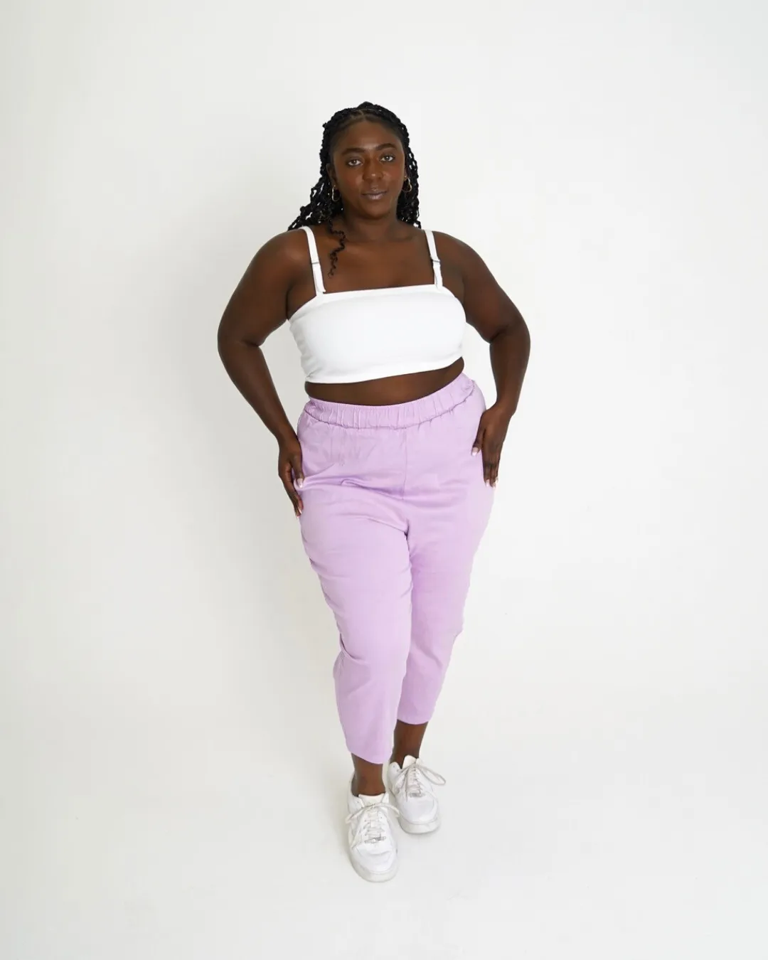 Leah Cotton Tencel Crop Pant sold by What Lo Wants