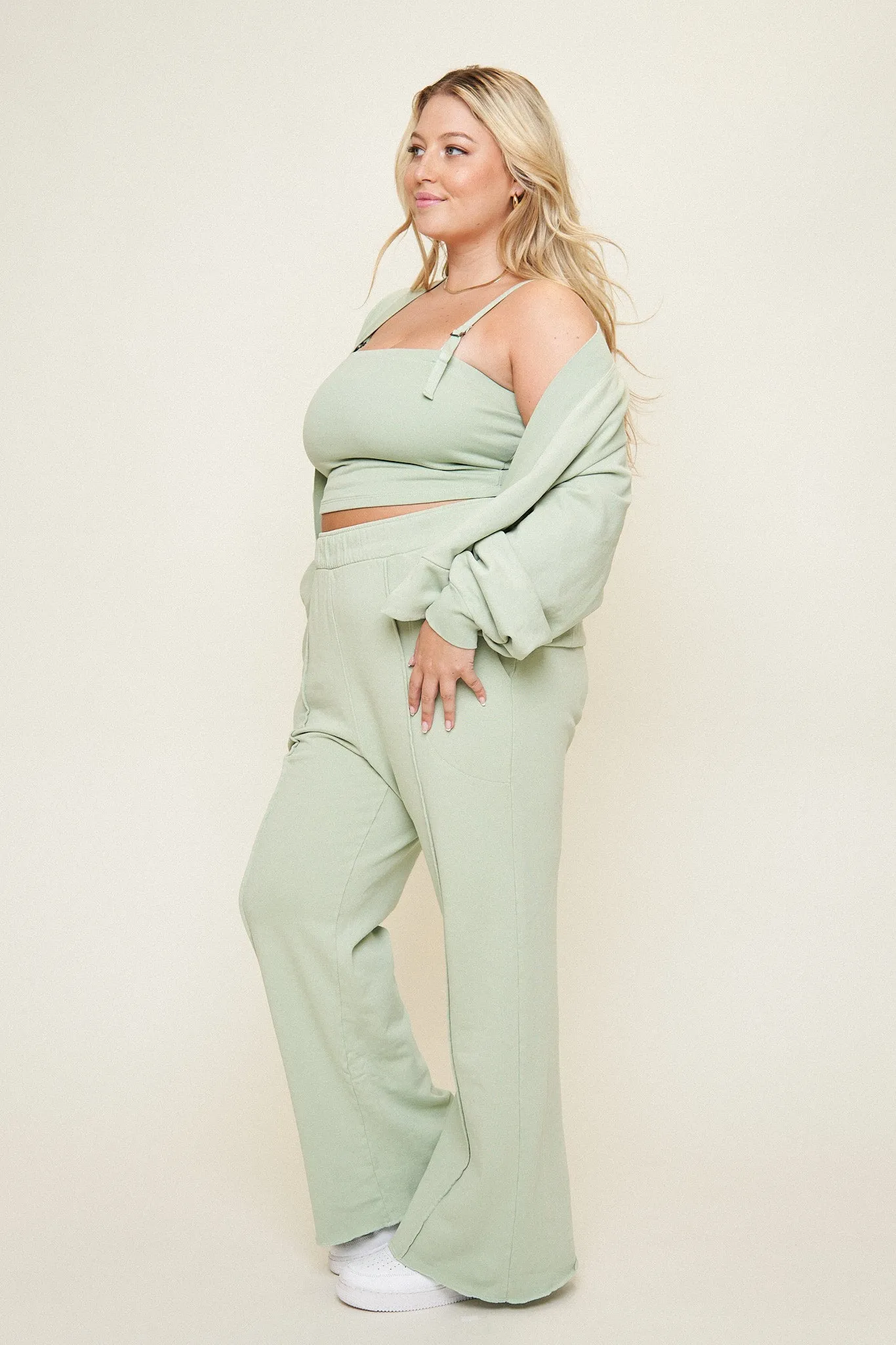 Camilla French Terry Cardigan sold by What Lo Wants product image thumbnail 2