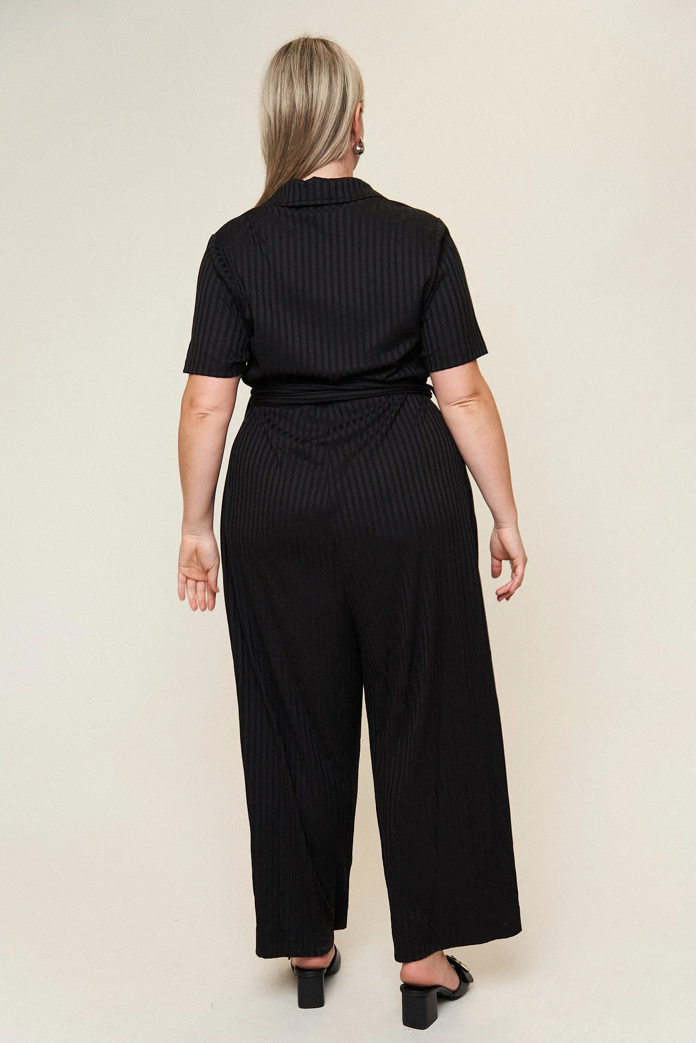 Lucia Belted Jumpsuit sold by What Lo Wants product image thumbnail 5