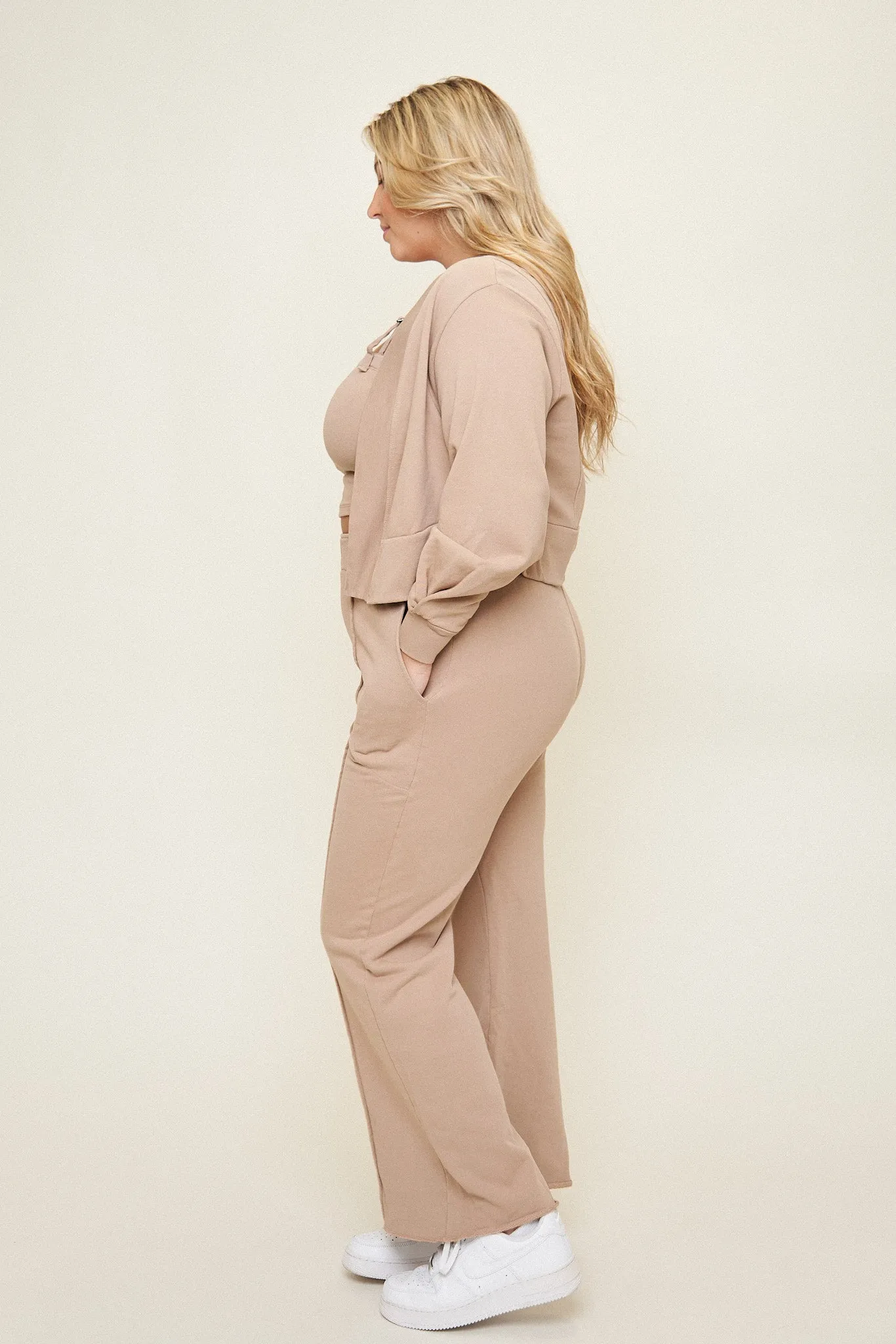 Camilla French Terry Cardigan sold by What Lo Wants product image thumbnail 3