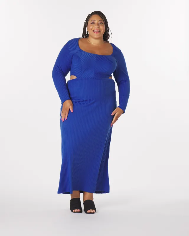 Madeline Cut-Out Maxi Dress sold by What Lo Wants