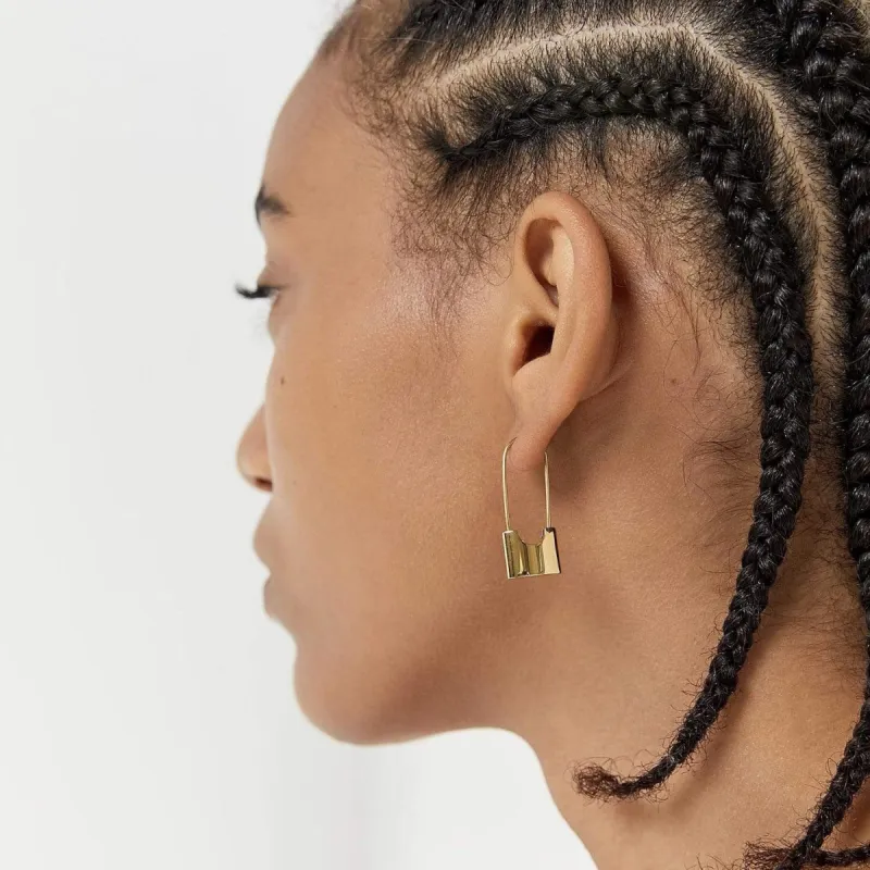Ellie Vail - Londyn Lock Earring sold by What Lo Wants