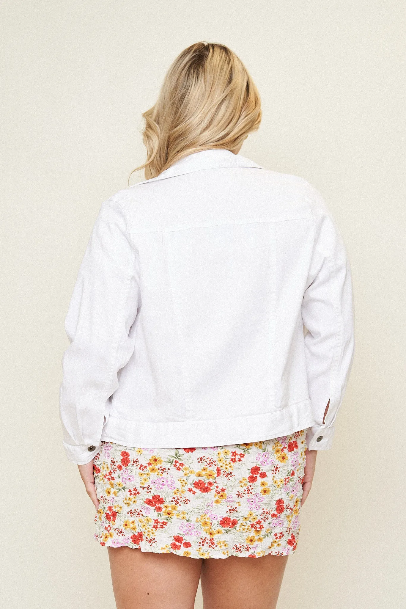 Leah Cotton Tencel Jacket sold by What Lo Wants product image thumbnail 4
