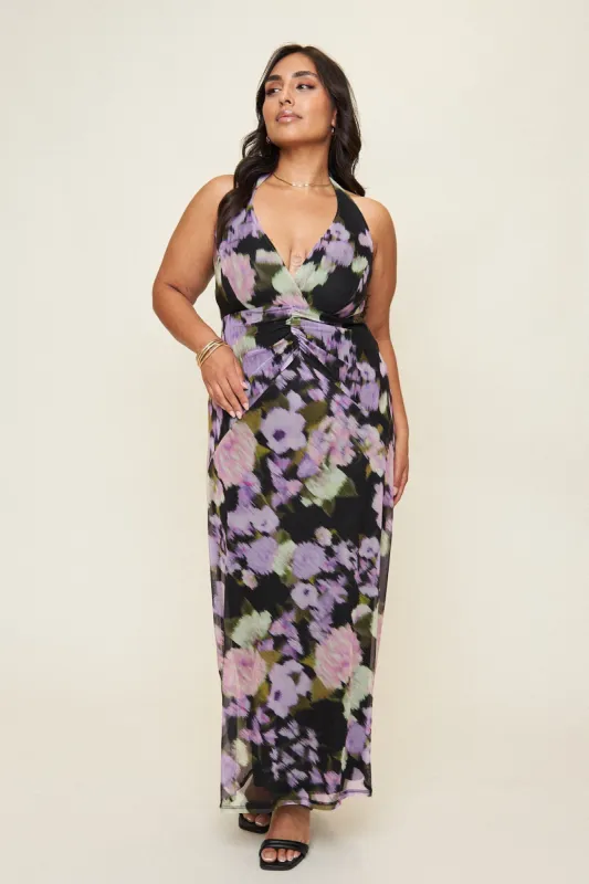 Elizabeth Halter Maxi Dress sold by What Lo Wants