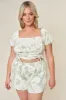 Bo Ruched Top in Sage sold by What Lo Wants