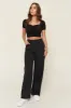 Leah Cotton Tencel Cargo Pant sold by What Lo Wants